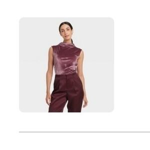 A New Day Purple Velvet Tank Top